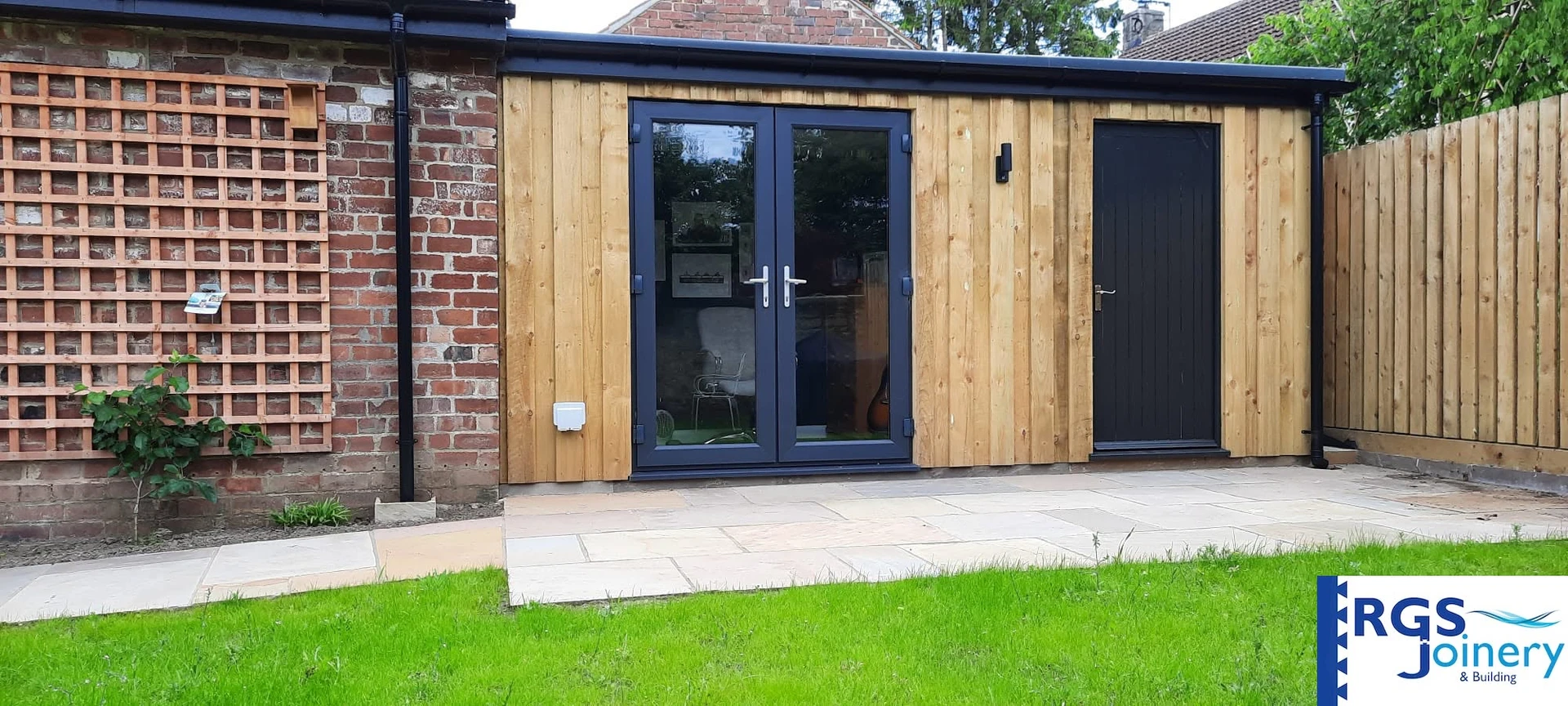 Garage to Garden Room Conversion after — Garden Rooms in West Yorkshire by RGS Joinery and Building