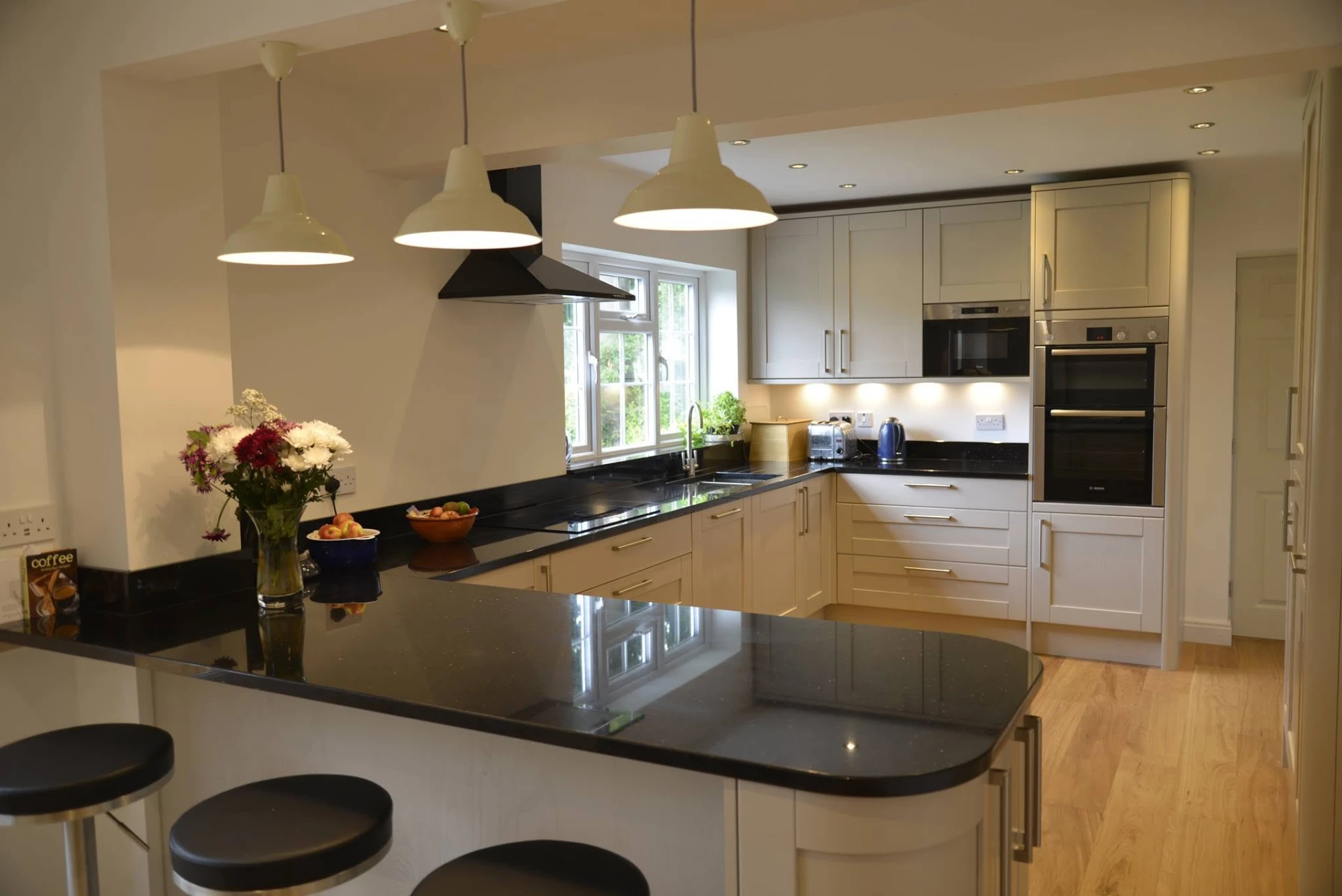 An open-plan kitchen extension completed by RGS Joinery and Building