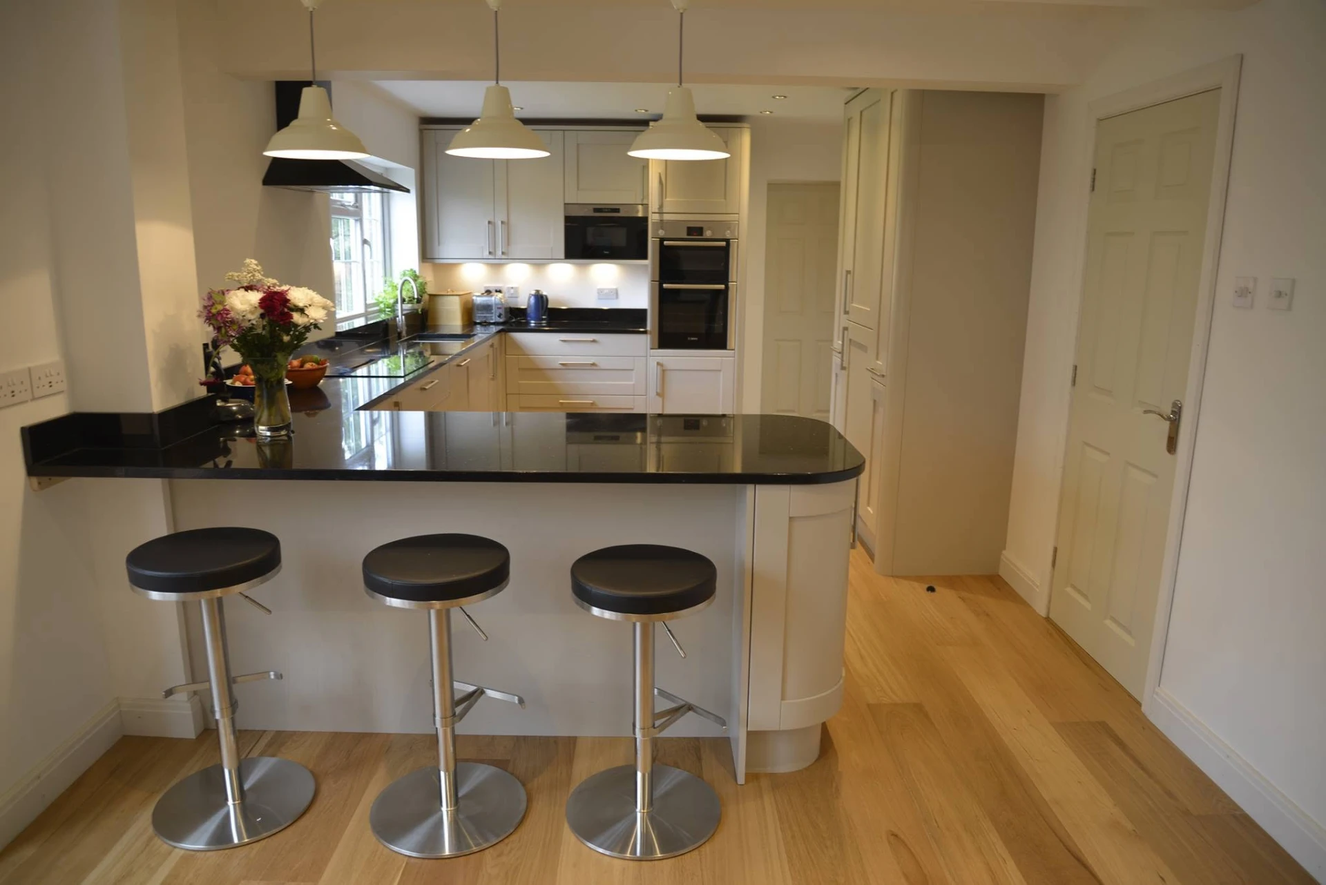 An open-plan kitchen extension completed by RGS Joinery and Building