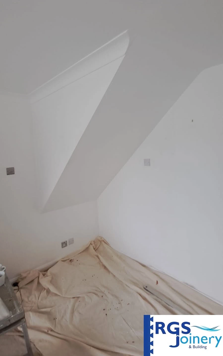 Loft Ceiling Opening & Replaster after — Loft Conversions in West Yorkshire by RGS Joinery and Building