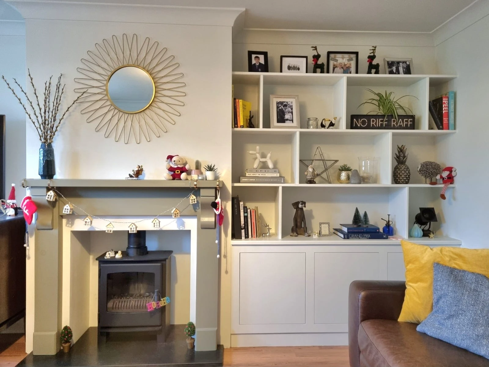 Chimney Breast & Media Wall Storage after — Joinery in West Yorkshire by RGS Joinery and Building