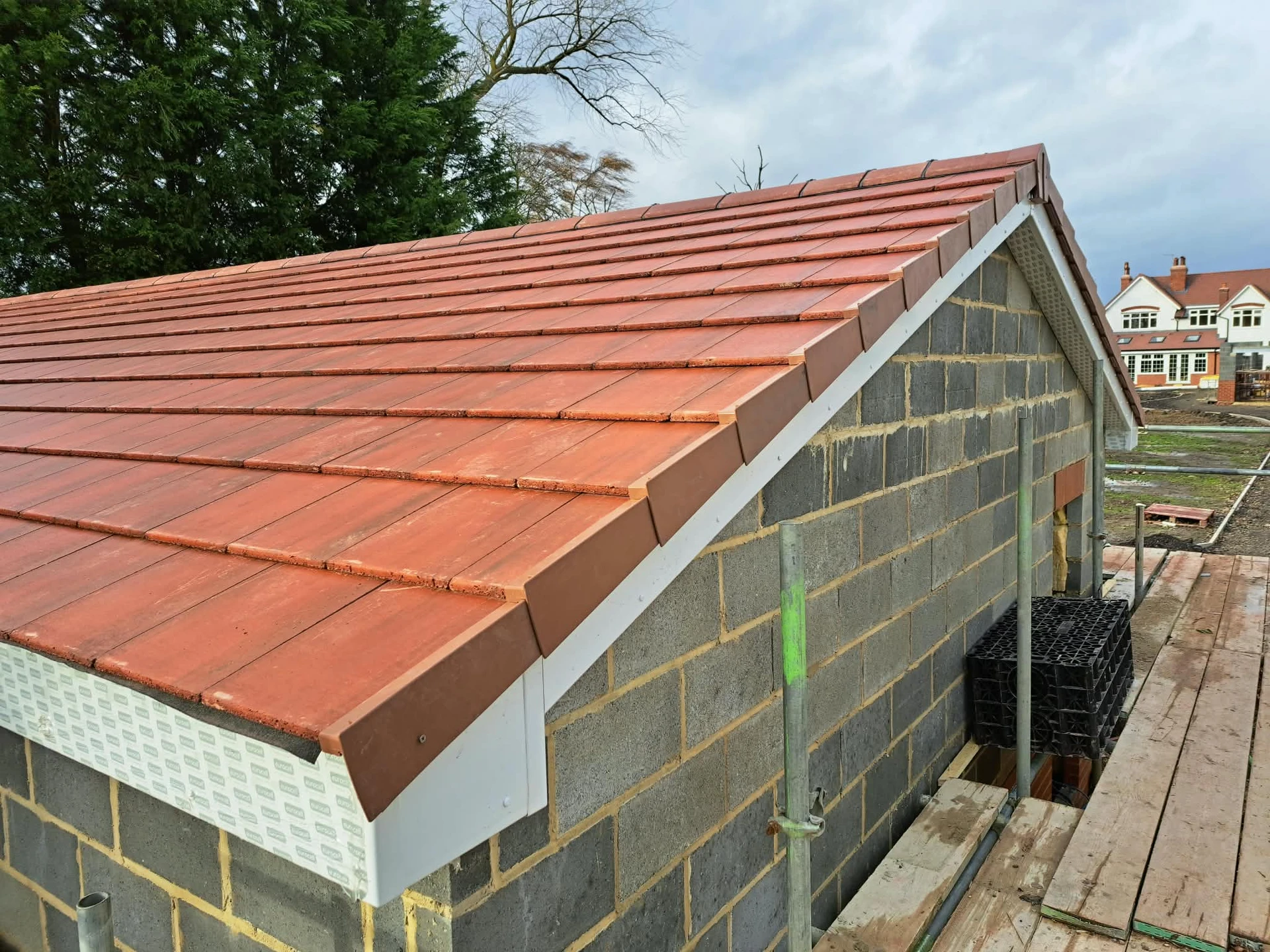 Trussed Frame to Finished Roof after — in West Yorkshire by RGS Joinery and Building
