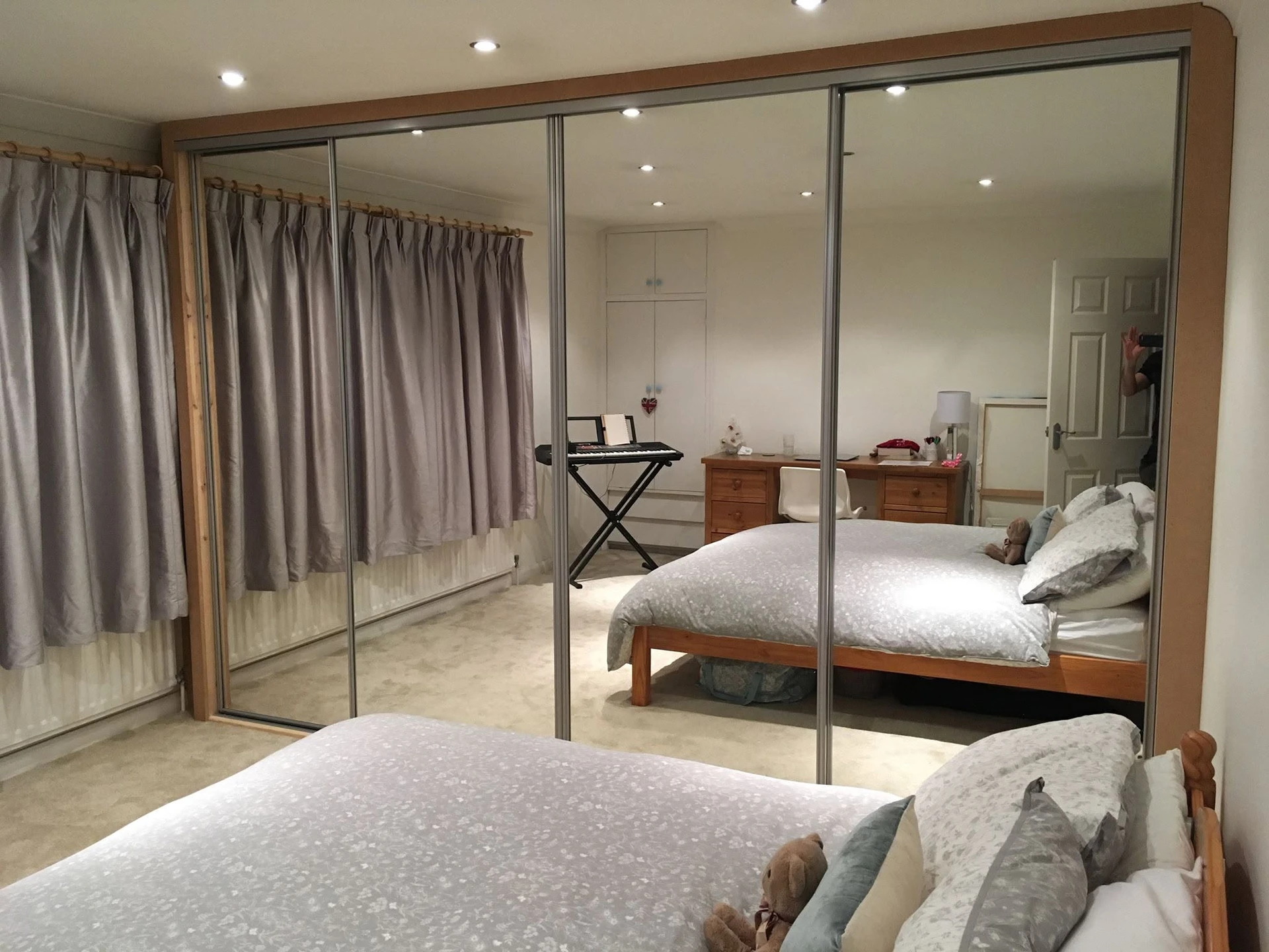Mirrored Sliding Wardrobe — Fitted Wardrobes in West Yorkshire by RGS Joinery and Building
