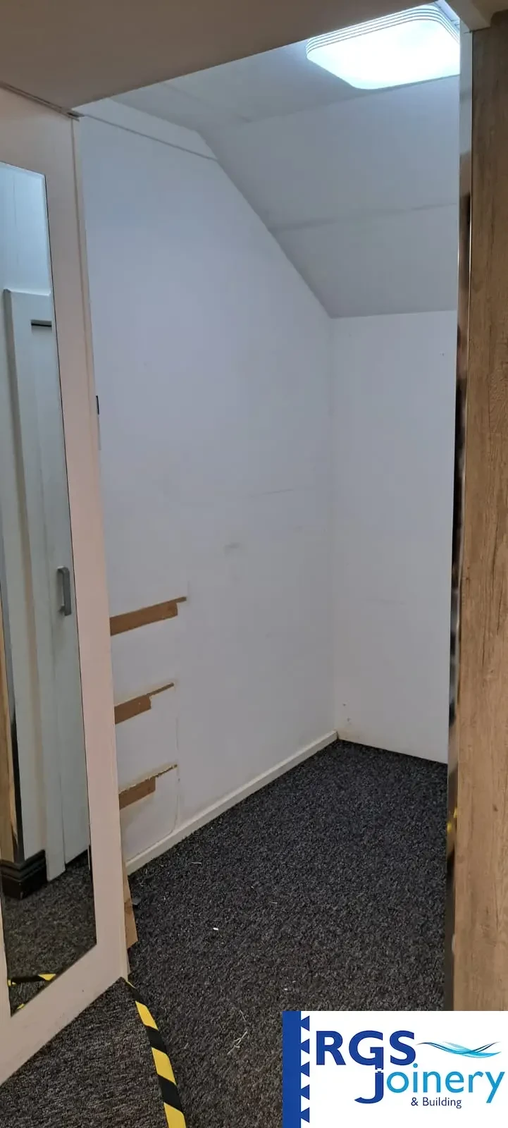 Bespoke Hearing Booth before — Joinery in Wetherby by RGS Joinery and Building