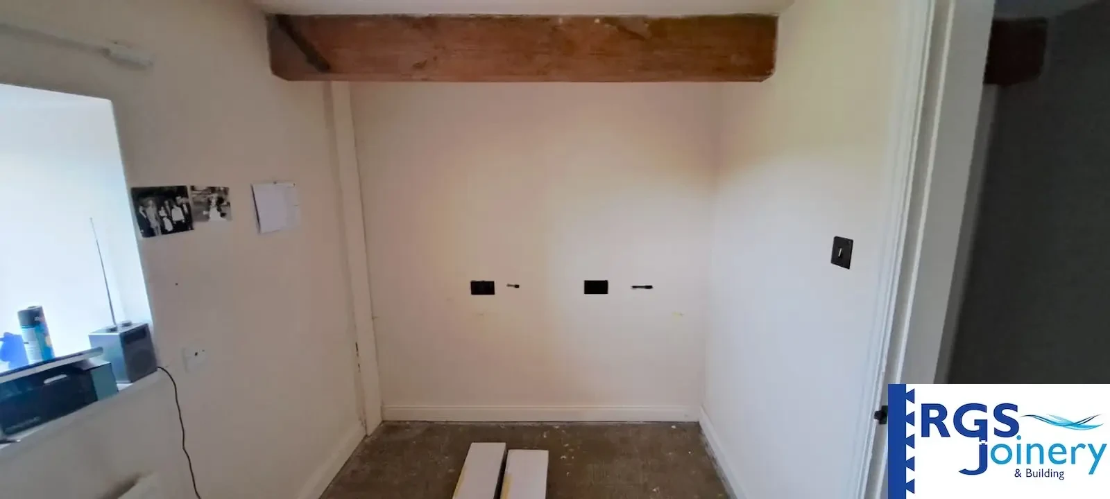 Bespoke Home Office before — Joinery in West Yorkshire by RGS Joinery and Building