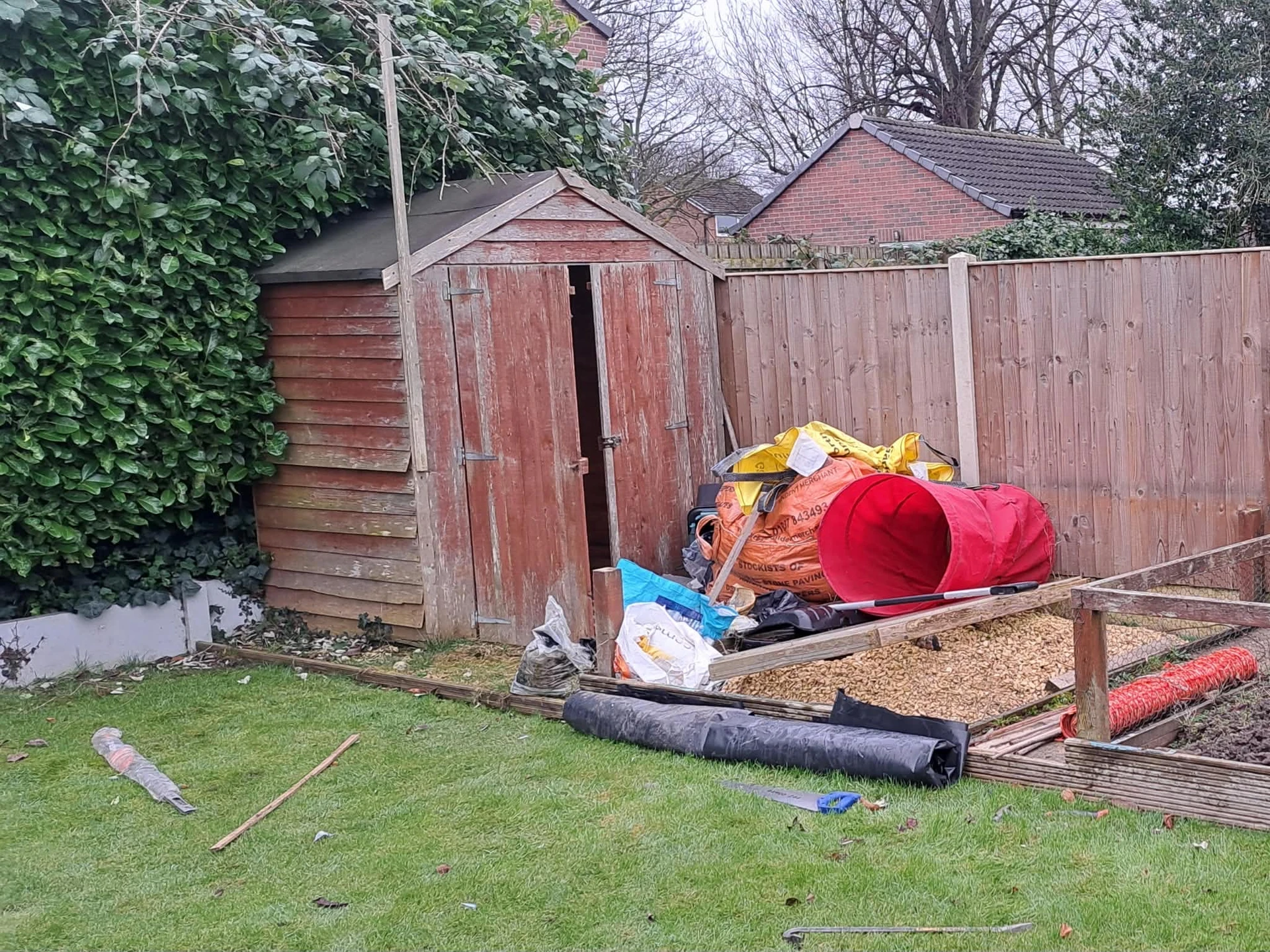Insulated Garden Shed Build before — Garden Rooms in West Yorkshire by RGS Joinery and Building