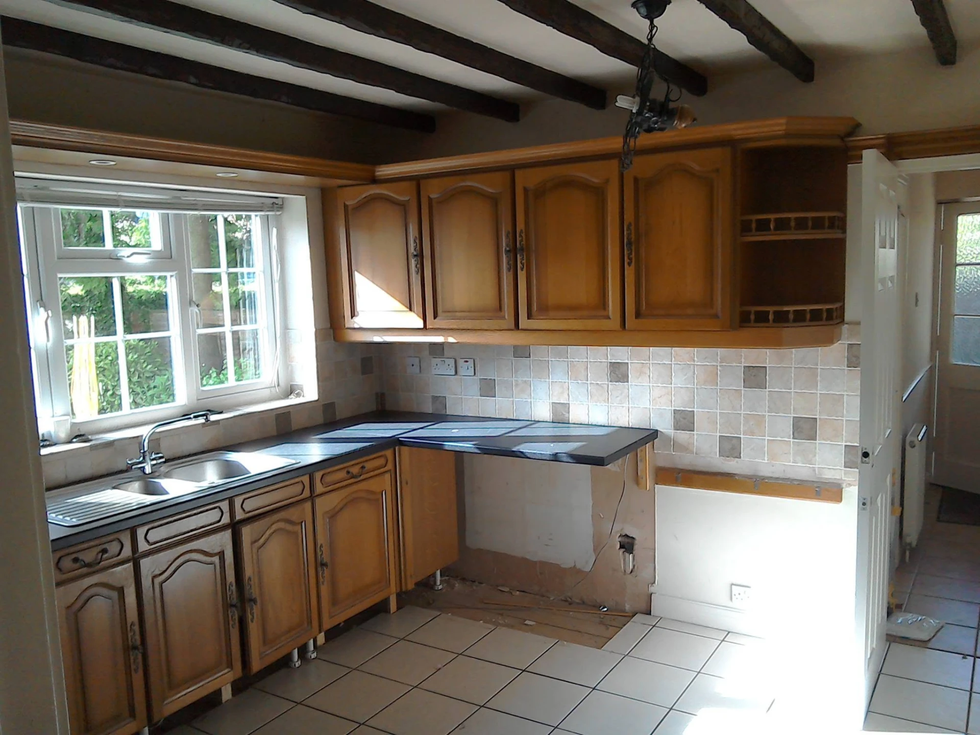Cottage Kitchen Extension before — Kitchens in West Yorkshire by RGS Joinery and Building