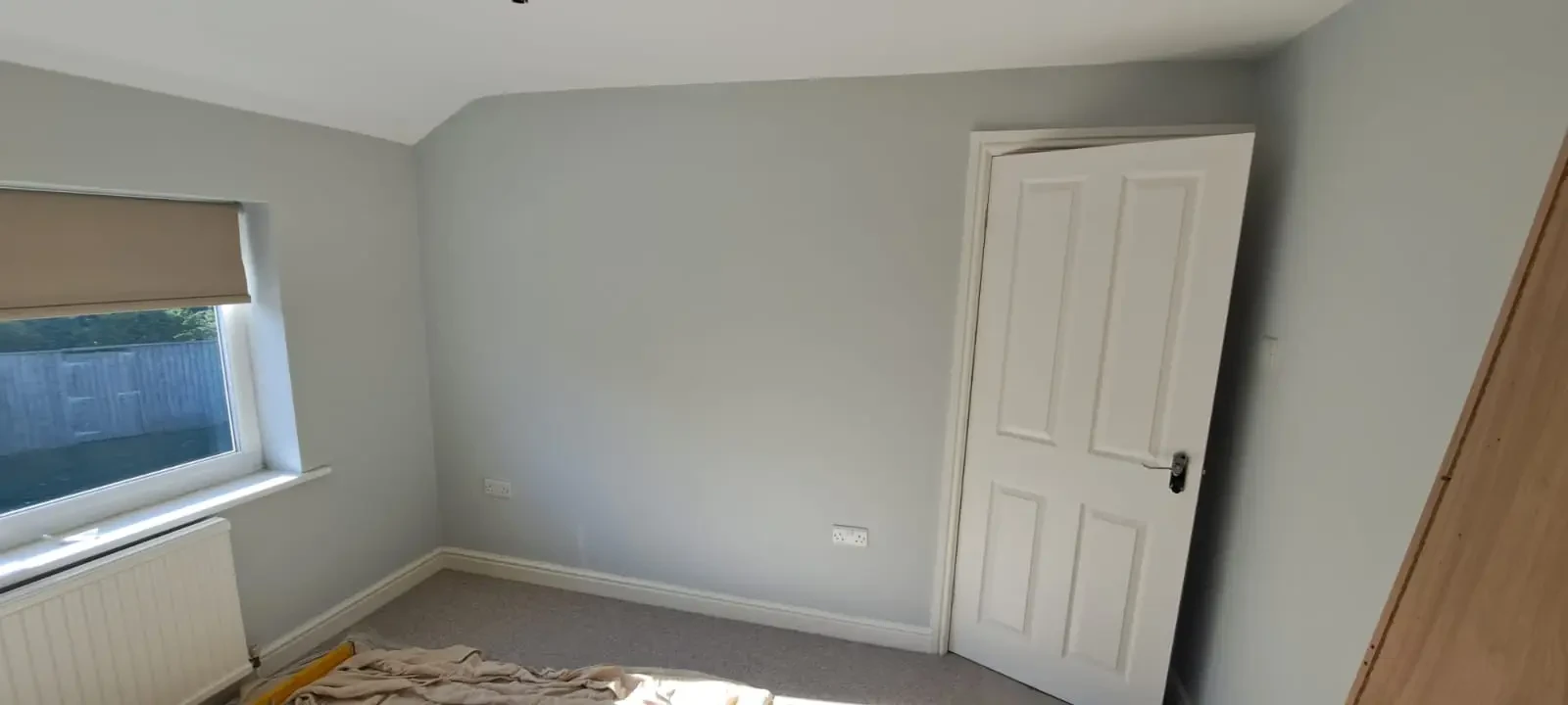 Modern Wardrobe & Hallway Cupboard before — Fitted Wardrobes in Wetherby by RGS Joinery and Building