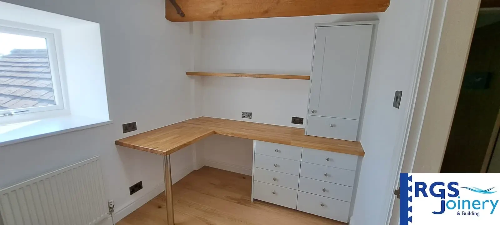Bespoke Home Office after — Joinery in West Yorkshire by RGS Joinery and Building