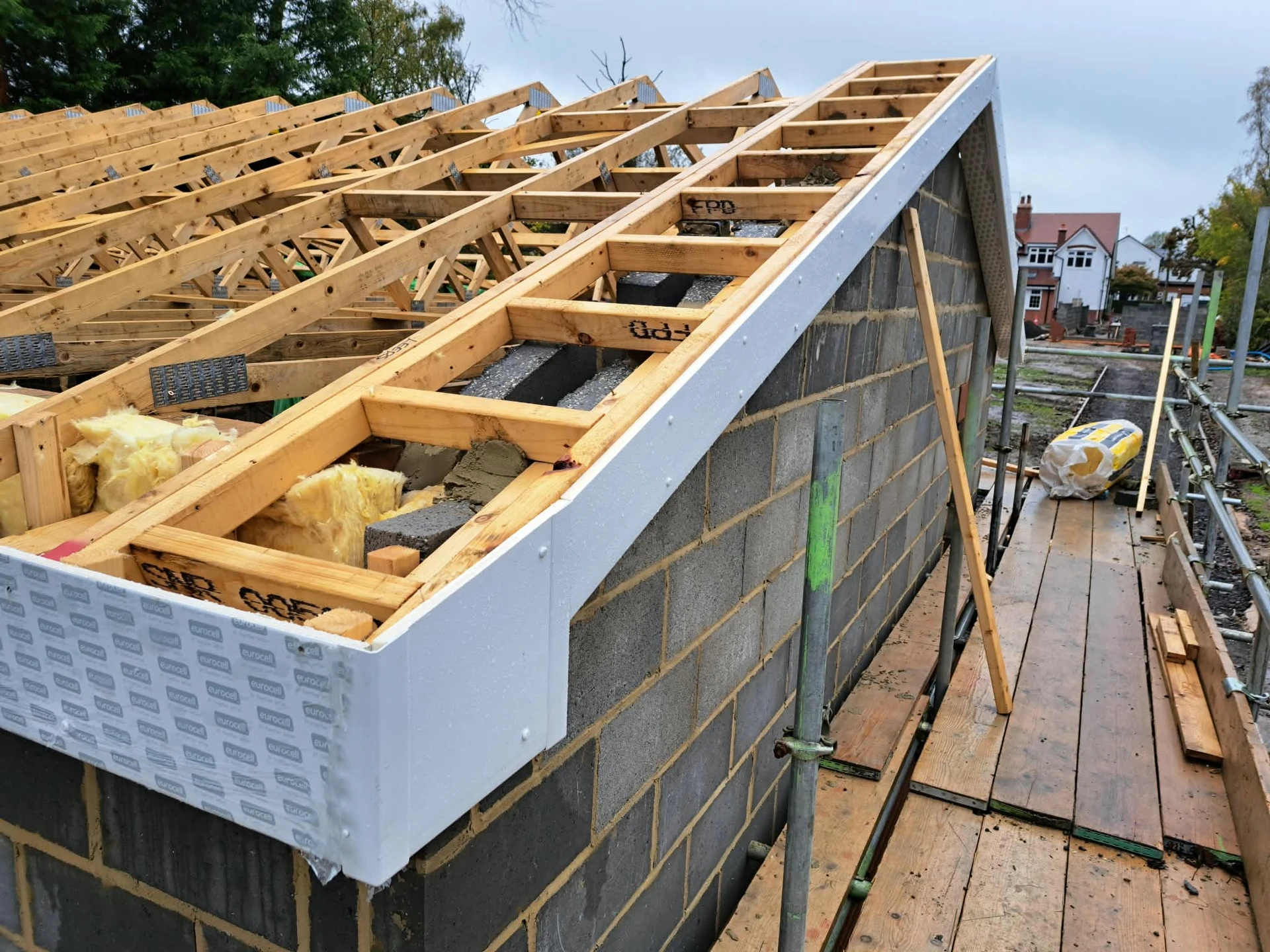 Trussed Frame to Finished Roof before — in West Yorkshire by RGS Joinery and Building