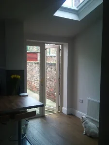 Court Yard Extension after from inside