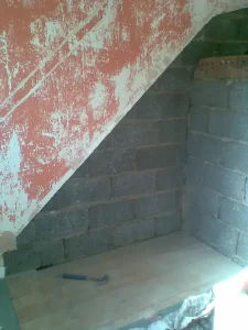 Replacement Staircase And Handrail before