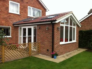 Sun Room Extension after external