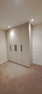 Built in Four Door Wardrobe after doors closed