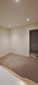 Built in Four Door Wardrobe after doors before