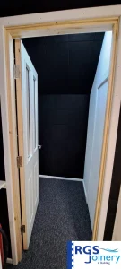 Bespoke Hearing Booth after door open